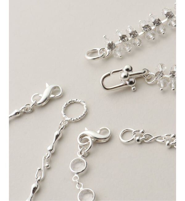 Spick and Span「Soierie / ソワリー Fantasy layered necklace(3set)」|ネックレス|