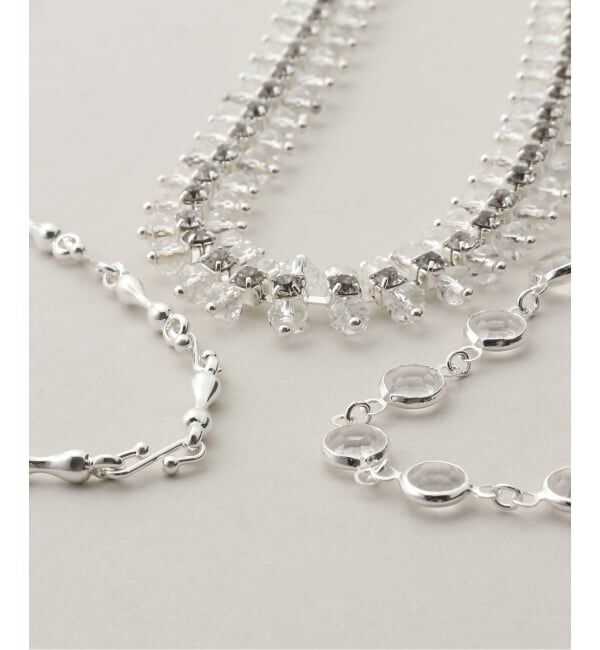 Spick and Span「Soierie / ソワリー Fantasy layered necklace(3set)」|ネックレス|