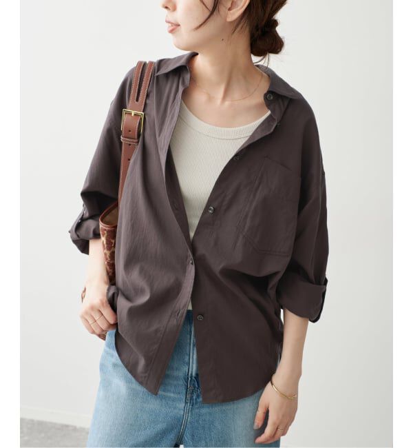 Spick and Span「《予約》ソフトビエラシャツ」|シャツ・ブラウス|
