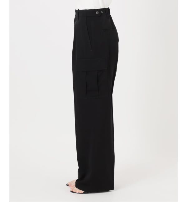 Spick and Span「《予約》スエードサテンカーゴパンツ」|カーゴ|