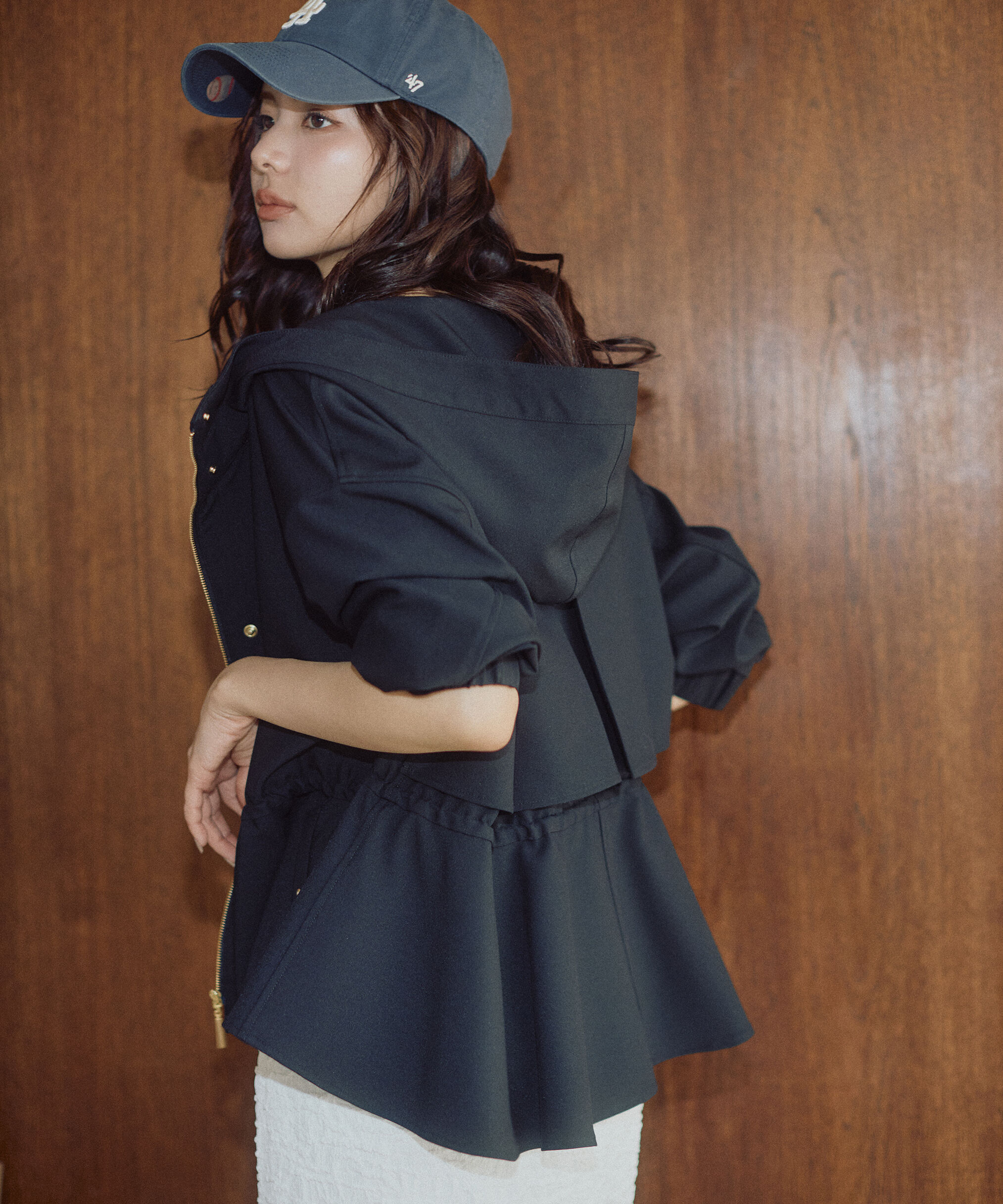 PROPORTION BODY DRESSING「スプリングマウンテンパーカー26SS」|ブルゾン・スタジャン|ブラック