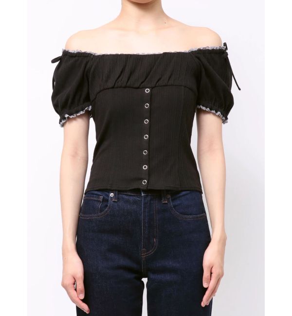 EMODA「カットオフショルダートップス」|Tシャツ・カットソー|