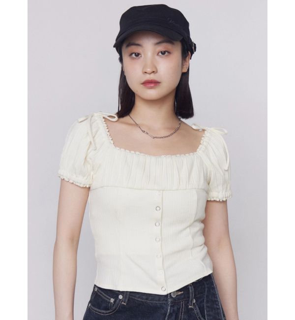 EMODA「カットオフショルダートップス」|Tシャツ・カットソー|