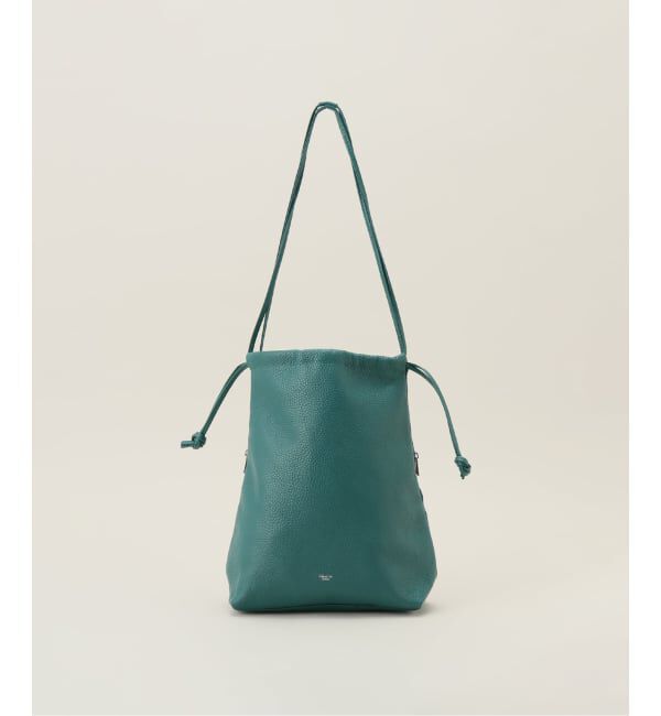  「【blancle/ ブランクレ】S.LETHER LIFT DRAWSTRING limited」|ショルダー・メッセンジャー|グリーン