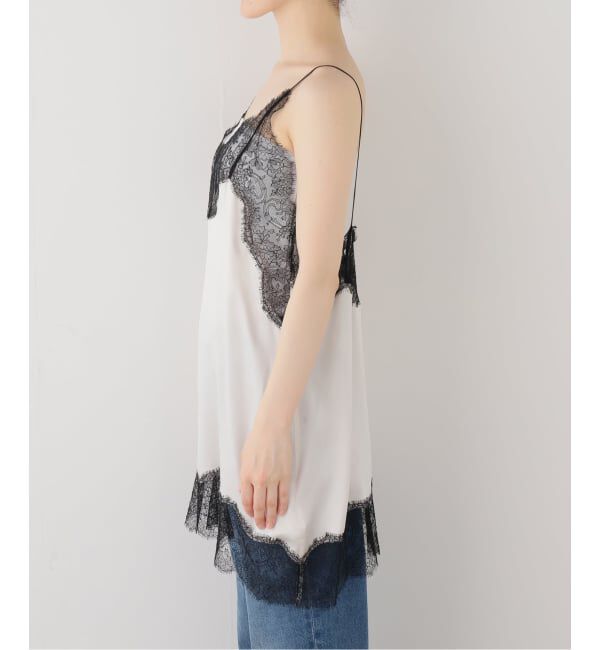 IENA「Maison IENA 別注 Raspail/ラスパイユ Lace Swithed Camisole キャミソール  RB-300」|キャミソール|