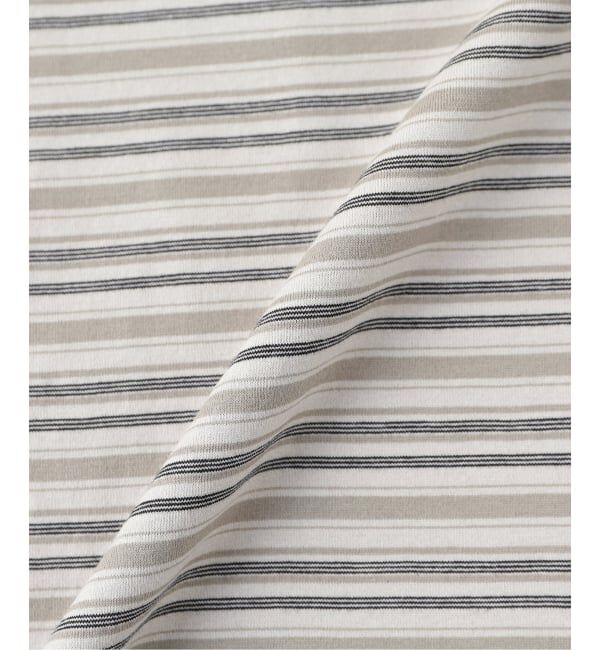 417 EDIFICE「【ANOTHER OFFICE/アナザーオフィス】Brief Stripe Rugby TEE」|Tシャツ・カットソー|