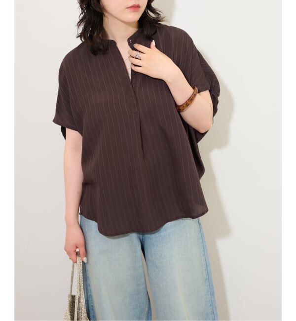 JOURNAL STANDARD relume「《追加2》N/Rダブルストライプブラウス」|シャツ・ブラウス|