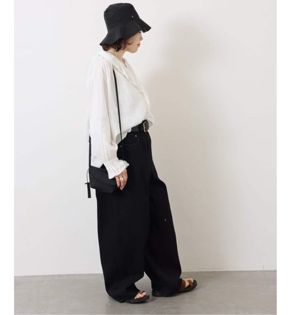 journal standard luxe「《追加２》フレンチリネン フリルパフブラウス」|シャツ・ブラウス|