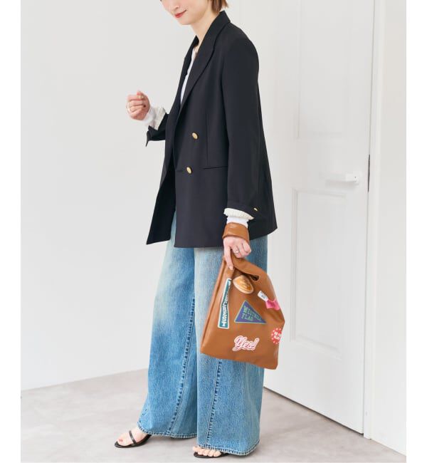 Spick and Span「《追加》プレーンウィーブダブルブレストジャケット」|テーラードジャケット|