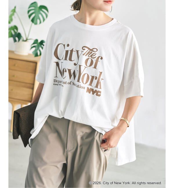 Spick and Span「《追加》GOOD ROCK SPEED 別注 NYCドルマン Tシャツ」|Tシャツ・カットソー|ホワイト