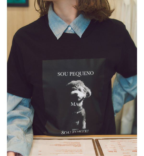 Spick and Span「LEGAL COFFEE &times; Spick DOG Tee」|Tシャツ・カットソー|ブラック