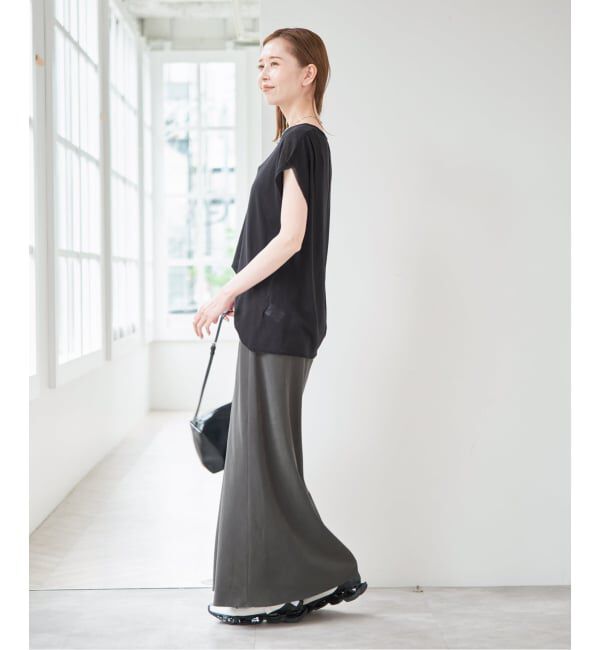 U by SPICK&SPAN「フィブリルロングスカート」|スカート|