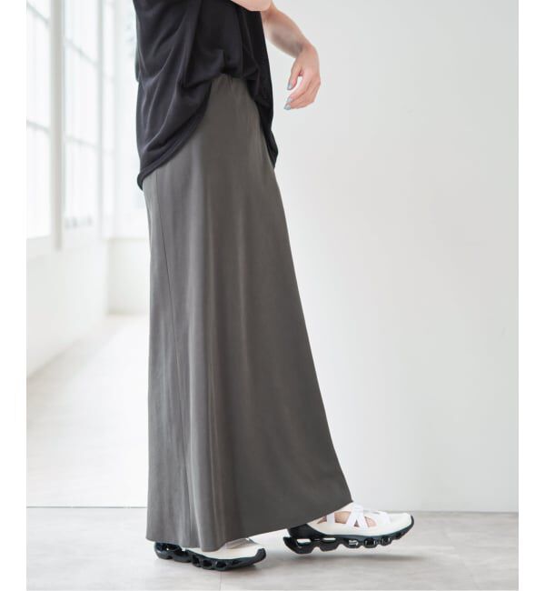 U by SPICK&SPAN「フィブリルロングスカート」|スカート|