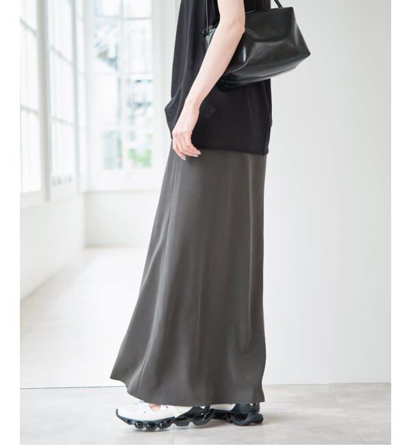 U by SPICK&SPAN「フィブリルロングスカート」|スカート|