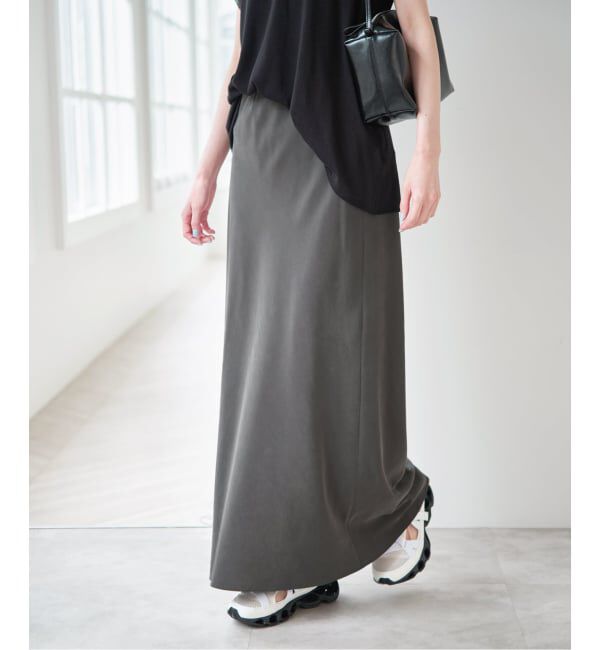 U by SPICK&SPAN「フィブリルロングスカート」|スカート|