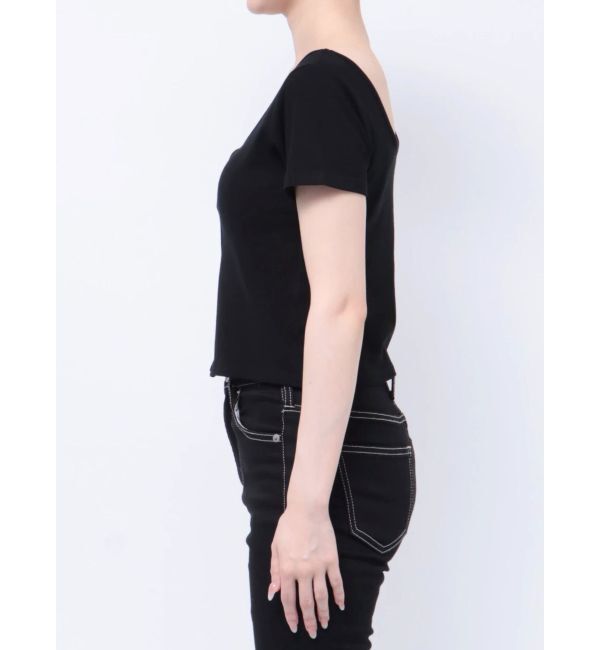 GYDA「フロントホールカットトップス」|Tシャツ・カットソー|