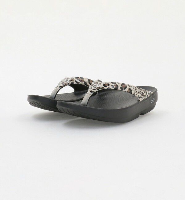 BEAUTY&YOUTH UNITED ARROWS「＜OOFOS＞OOlala Limited レオパード サンダル」|サンダル|