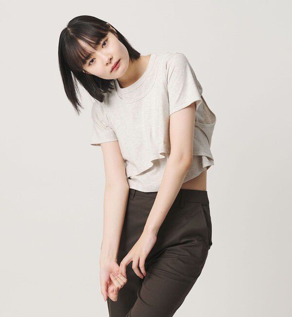 NICE WEATHER「＜NICE WEATHER＞レイヤード Tシャツ」|Tシャツ・カットソー|