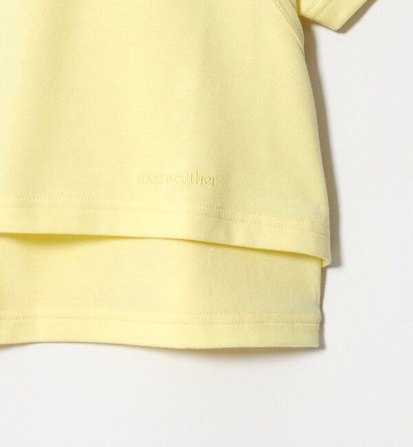 NICE WEATHER「＜NICE WEATHER＞レイヤード Tシャツ」|Tシャツ・カットソー|