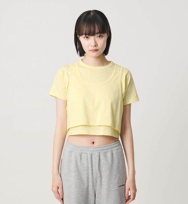 NICE WEATHER「＜NICE WEATHER＞レイヤード Tシャツ」|Tシャツ・カットソー|
