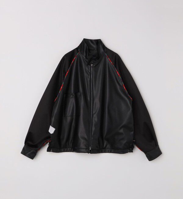 SHIPS「BARACUTA: G4 合成皮革 BOX JACKET」|ブルゾン・スタジャン|