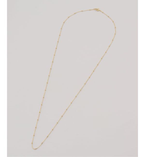 IENA「Rieuk/リューク Dot chain long nl ネックレス NC54-YG」|ネックレス|