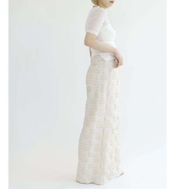 IENA LA BOUCLE「IENA LA BOUCLE フラワーJQストリングパンツ」|その他|