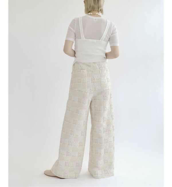 IENA LA BOUCLE「IENA LA BOUCLE フラワーJQストリングパンツ」|その他|