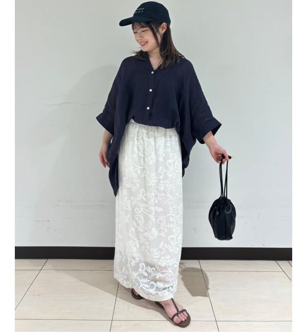 SLOBE IENA「《追加/シリーズあり》リネンコットンBOXシャツ」|シャツ・ブラウス|