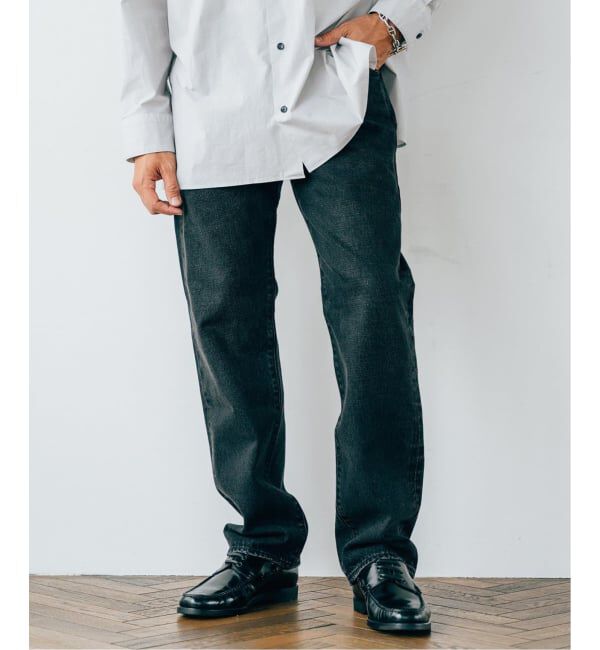 EDIFICE「LEVI&rsquo;S(R)/リーバイス(R) 別注 BIG E 501(R) BLACK L30」|デニム|