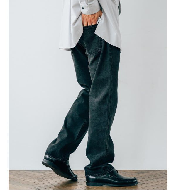 EDIFICE「LEVI&rsquo;S(R)/リーバイス(R) 別注 BIG E 501(R) BLACK L30」|デニム|