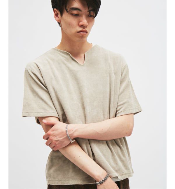 JOURNAL STANDARD「パイル キーネック Tシャツ」|Tシャツ・カットソー|