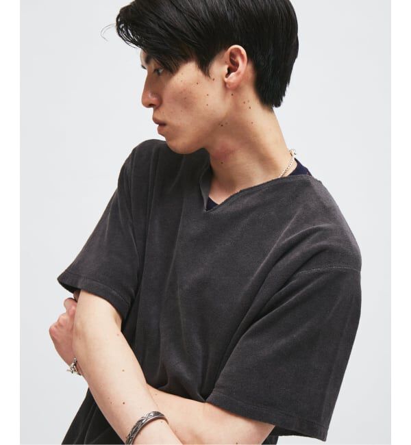 JOURNAL STANDARD「パイル キーネック Tシャツ」|Tシャツ・カットソー|
