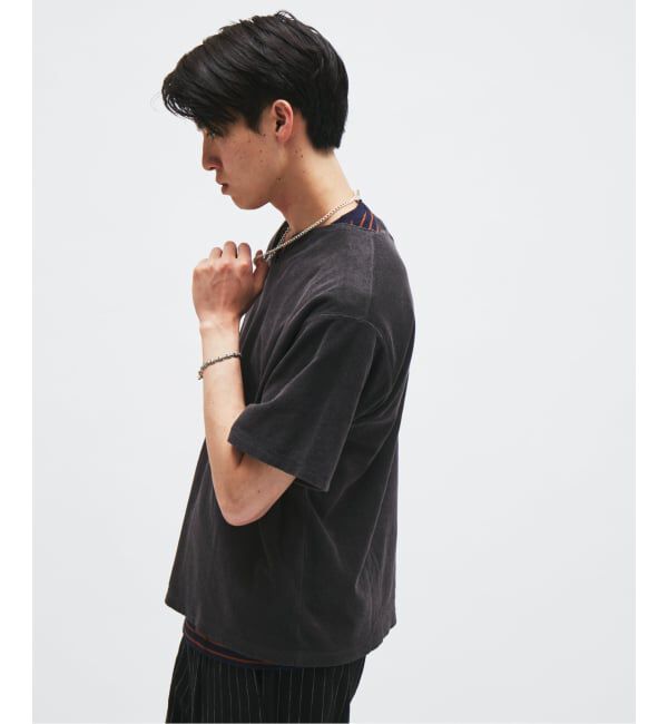 JOURNAL STANDARD「パイル キーネック Tシャツ」|Tシャツ・カットソー|
