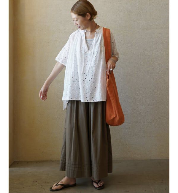 journal standard luxe「【SOIL】60s CAMBRIC ALL HEMLA FRILL GATHERE」|シャツ・ブラウス|