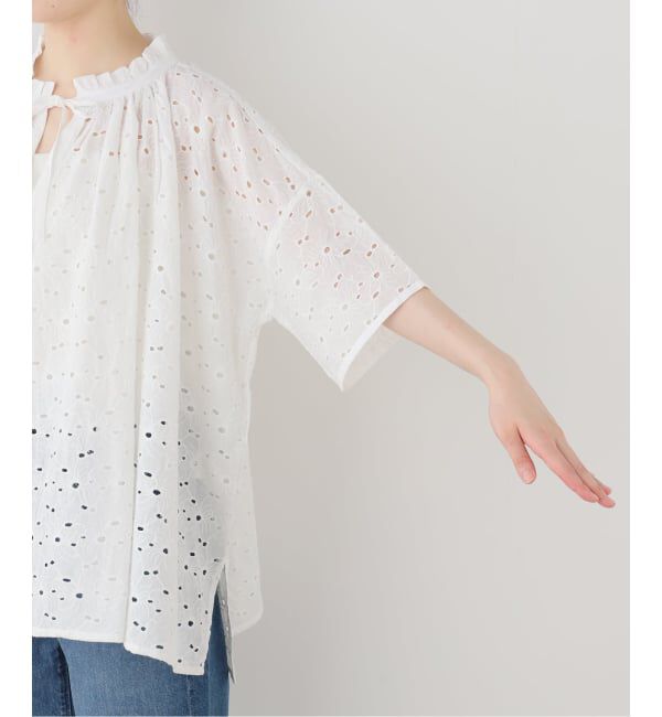 journal standard luxe「【SOIL】60s CAMBRIC ALL HEMLA FRILL GATHERE」|シャツ・ブラウス|