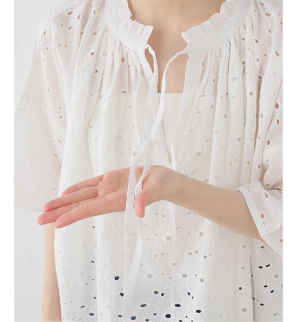 journal standard luxe「【SOIL】60s CAMBRIC ALL HEMLA FRILL GATHERE」|シャツ・ブラウス|
