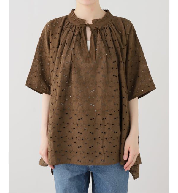 journal standard luxe「【SOIL】60s CAMBRIC ALL HEMLA FRILL GATHERE」|シャツ・ブラウス|
