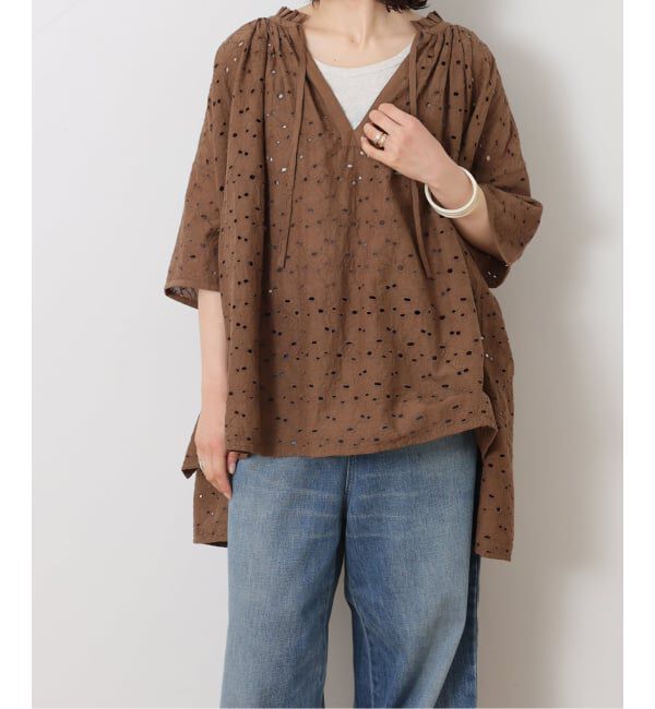 journal standard luxe「【SOIL】60s CAMBRIC ALL HEMLA FRILL GATHERE」|シャツ・ブラウス|