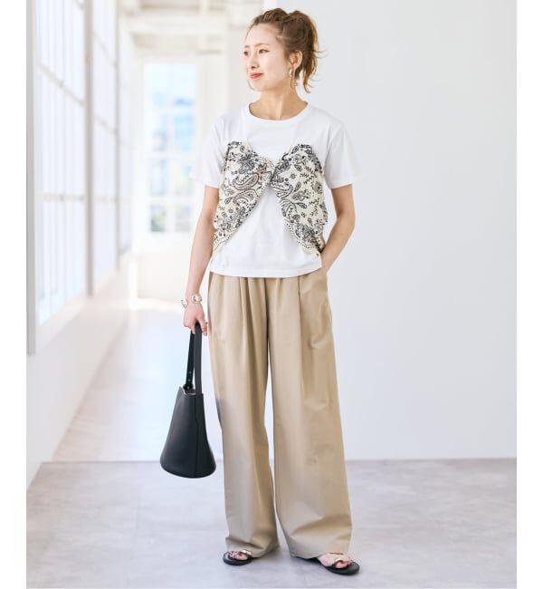 Spick and Span「《追加》manipuri / マニプリ Tシャツビスチェ」|Tシャツ・カットソー|