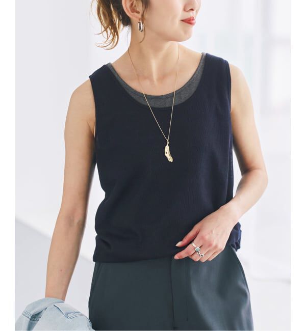 Spick and Span「《2枚セット》レイヤードタンクトップ」|タンクトップ|