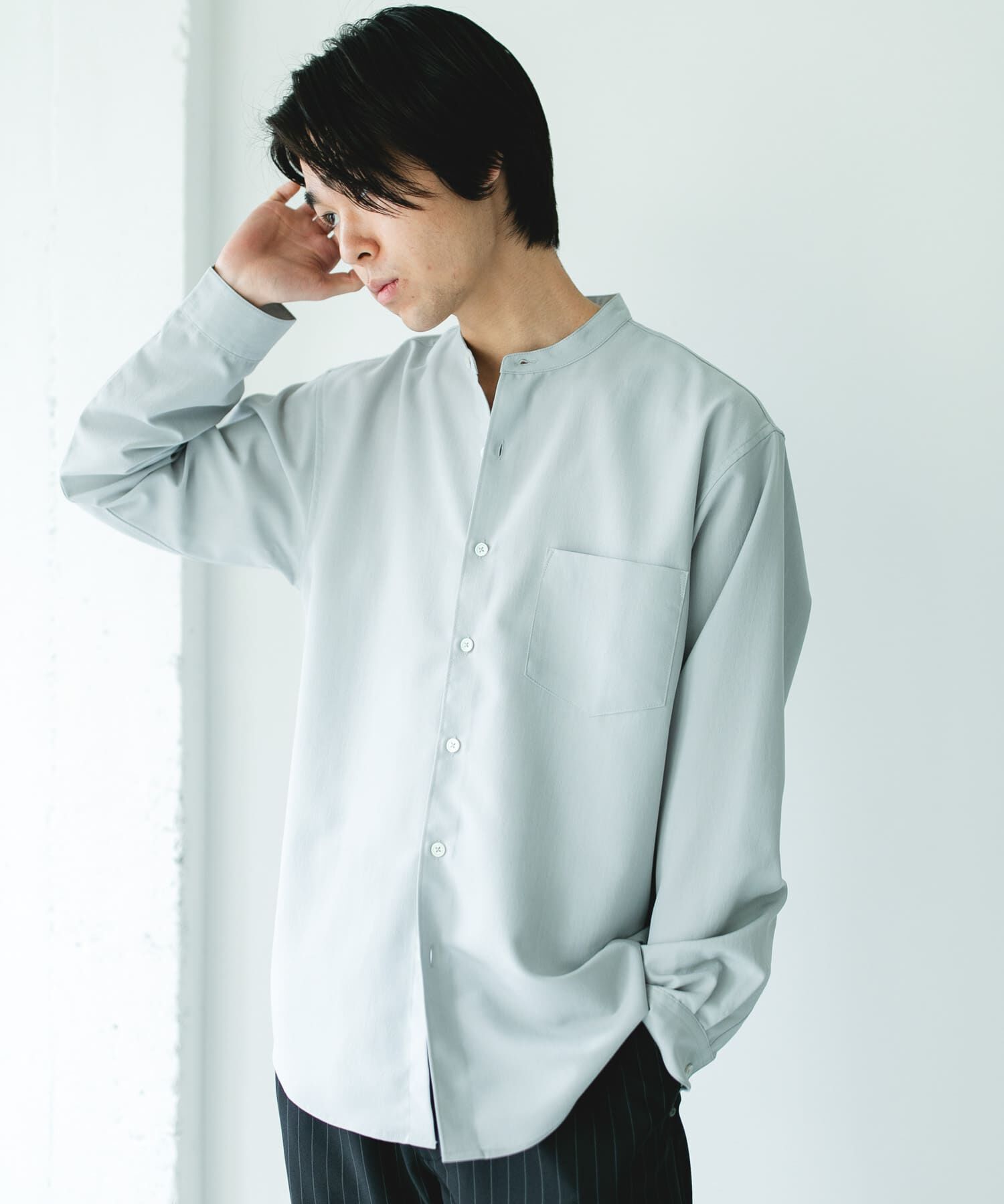 URBAN RESEARCH DOORS「『XLｻｲｽﾞ/WEB限定』『吸水速乾』ｾｵｱﾙﾌｧﾊﾞﾝﾄﾞｶﾗｰﾛﾝｸ 」|シャツ・ブラウス|