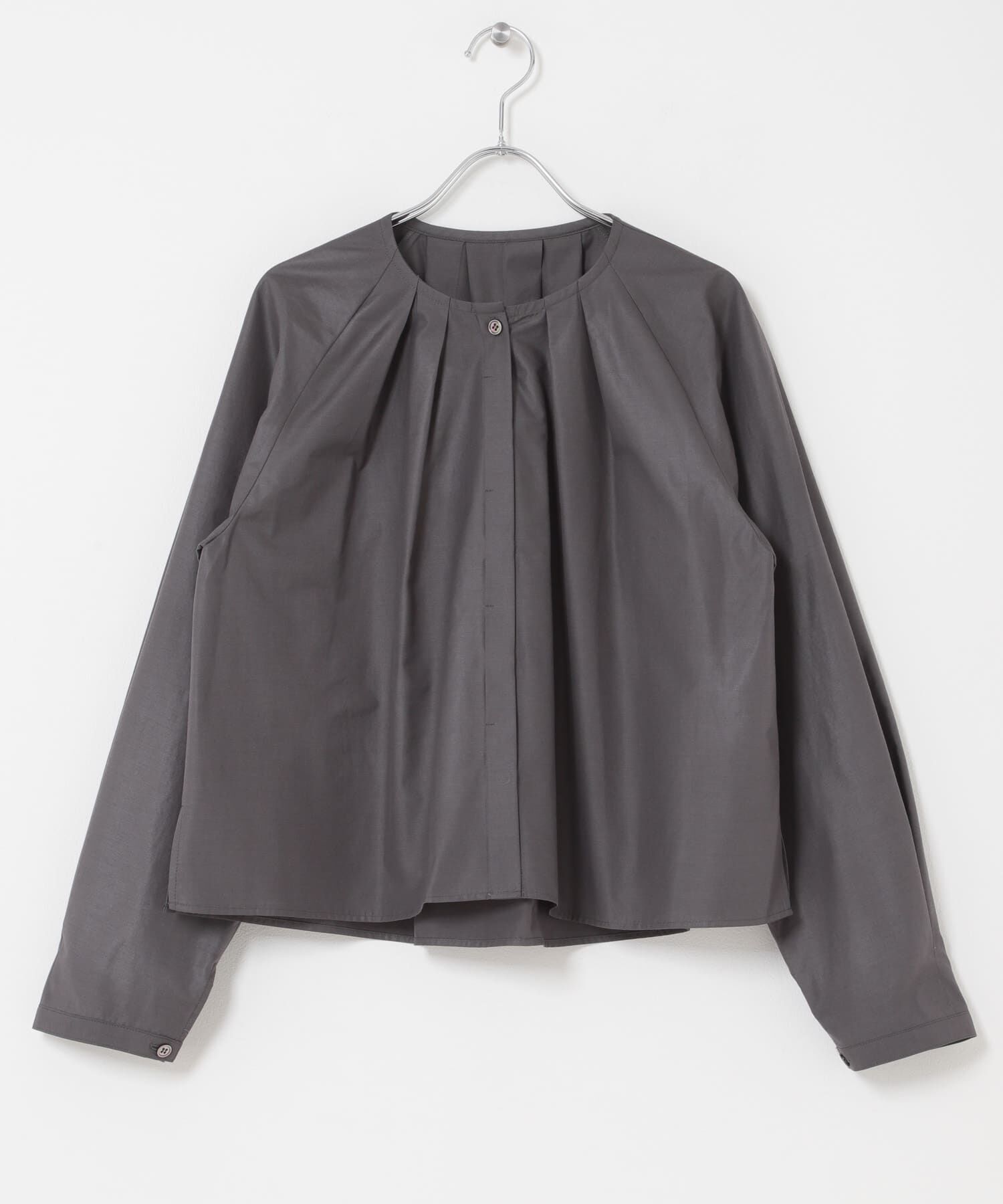 URBAN RESEARCH ROSSO「タックボリュームショートシャツブラウス」|シャツ・ブラウス|