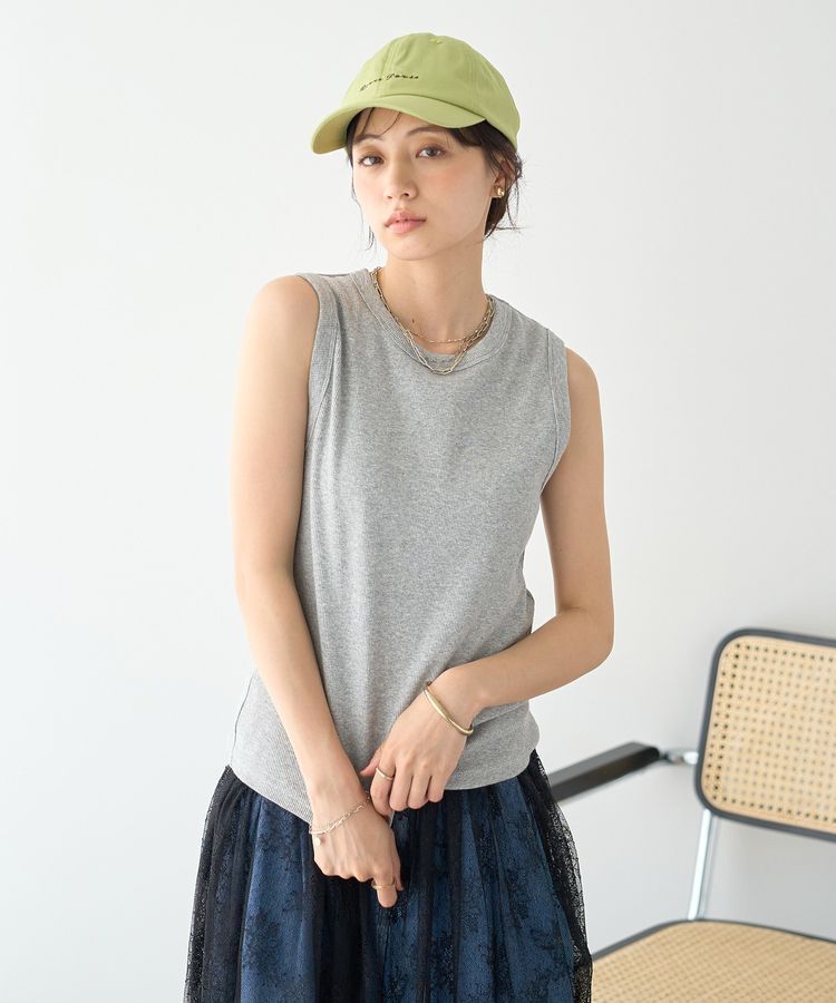 earth music&ecology「【WEB限定】リブタンクトップ」|キャミソール|