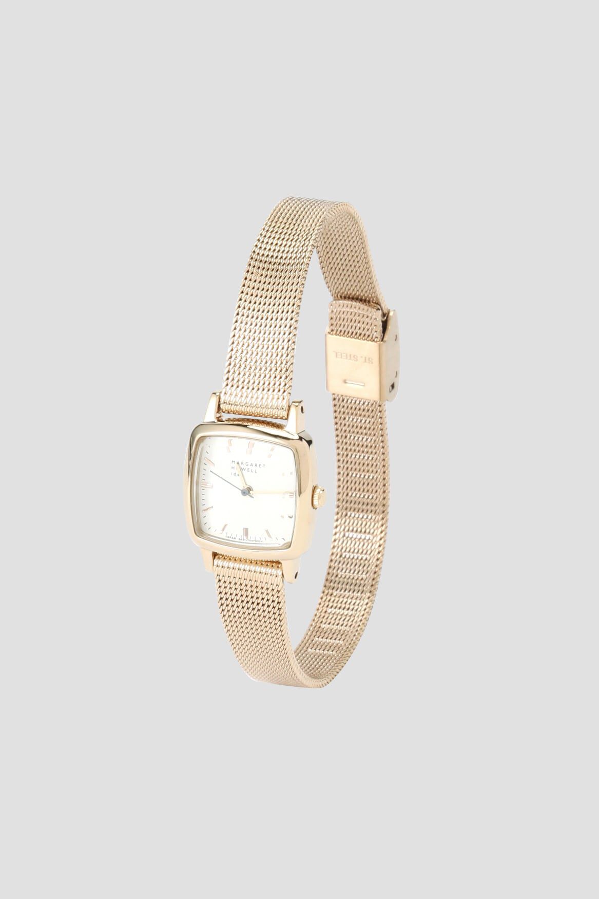  「MESH BAND SQUARE WATCH」|腕時計|GOLD