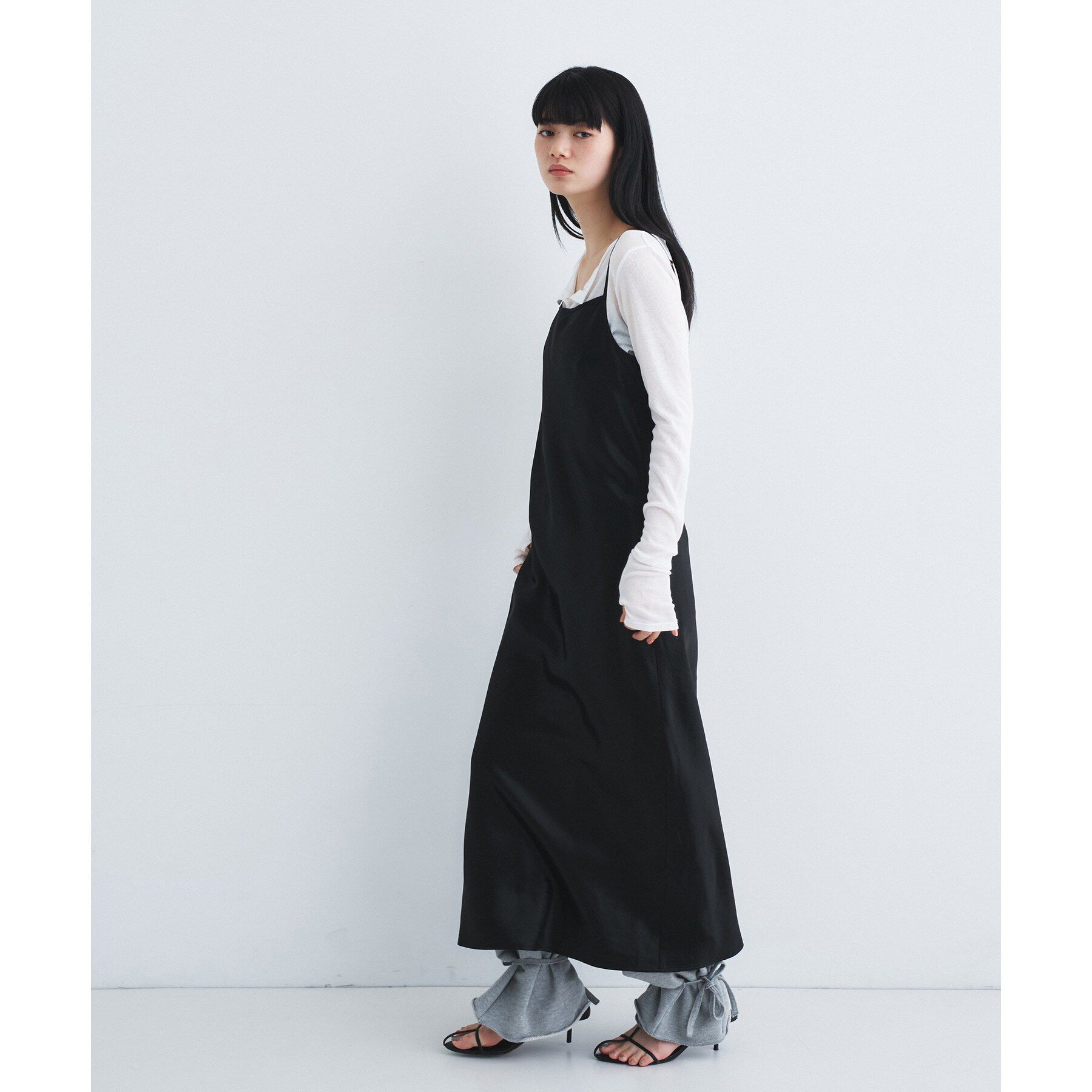 CODE A「satin cami dress」|ワンピース|