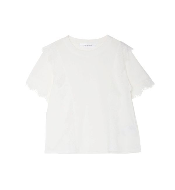 LAGUNAMOON「レースドッキングTシャツ」|Tシャツ・カットソー|