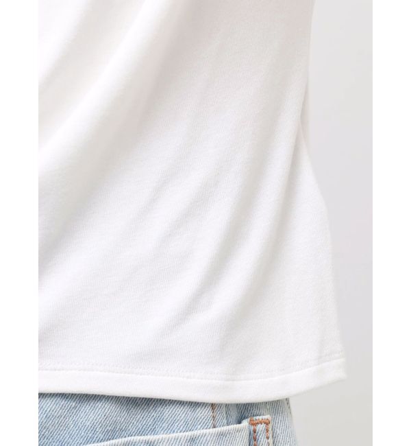 LAGUNAMOON「ドットリボンドレープカットソー」|Tシャツ・カットソー|