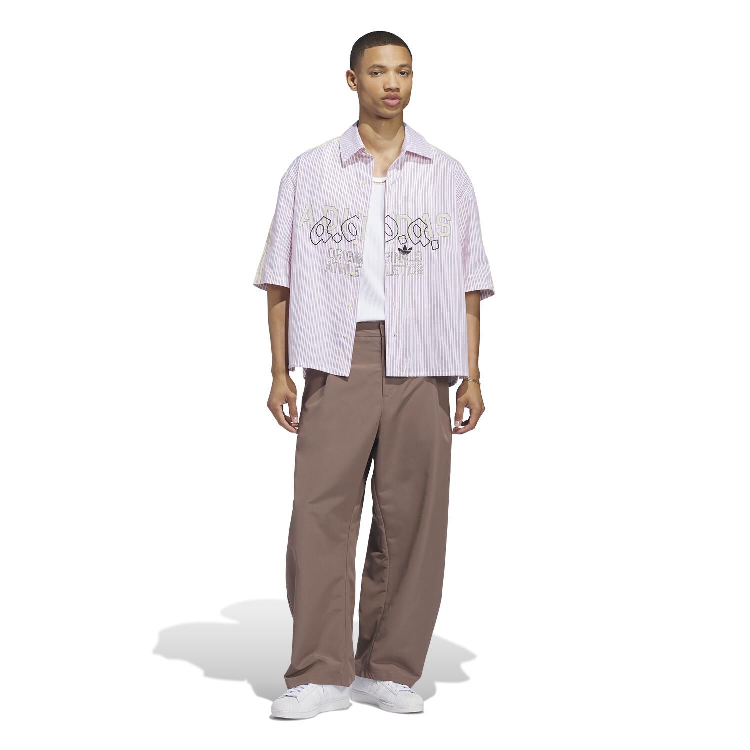 adidas「【ADIDAS ｳｪｱ】M POPLIN BUTTN UP(ORI PREP)」|Tシャツ・カットソー|