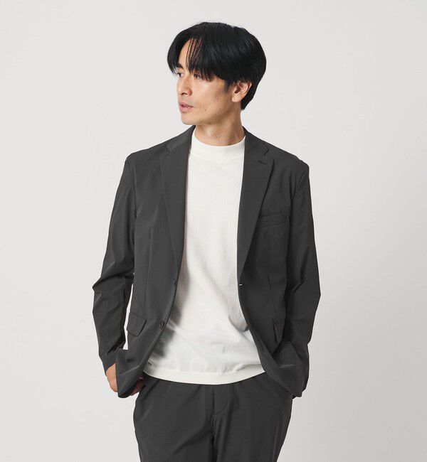 BEAUTY&YOUTH UNITED ARROWS「CORDURA ドビー 2B ジャケット 撥水 ストレッチ ウォッシャブル セットアップ対応」|テーラードジャケット|DK.GRAY